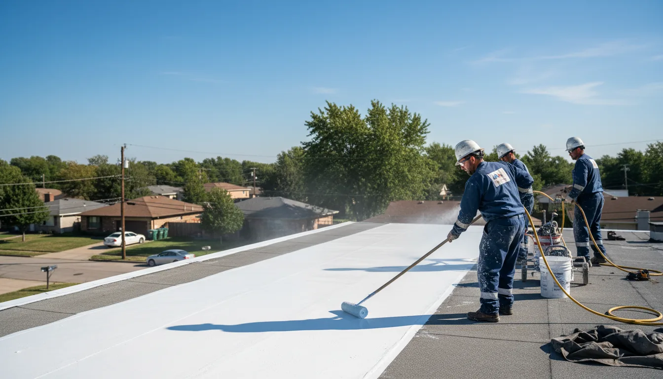 Commercial roof coating in Glen Ferris, WV near me